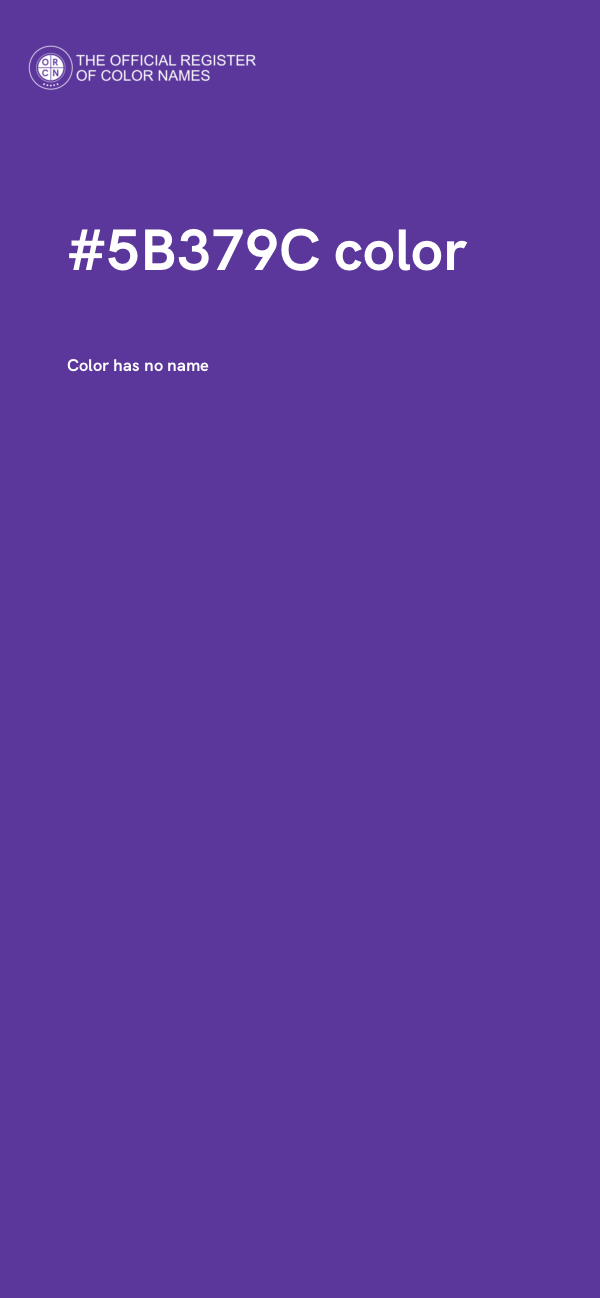 #5B379C color image