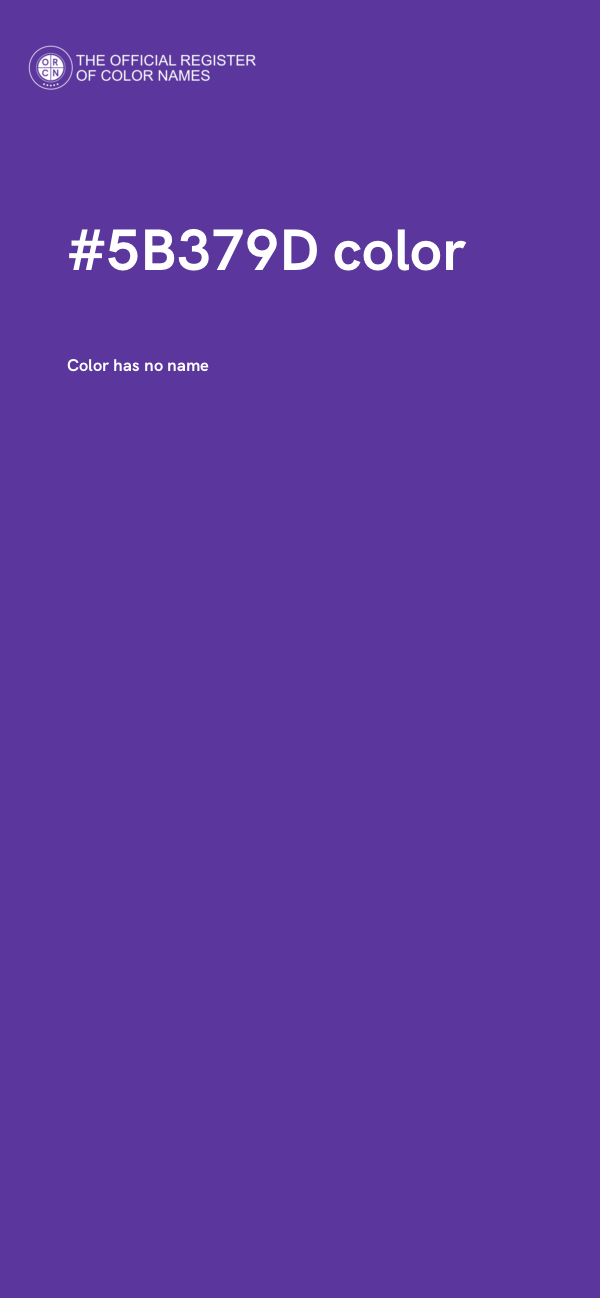 #5B379D color image