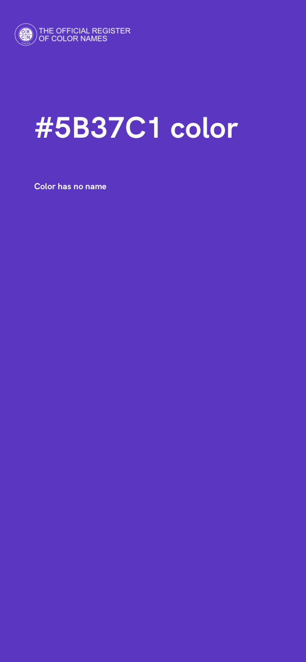 #5B37C1 color image