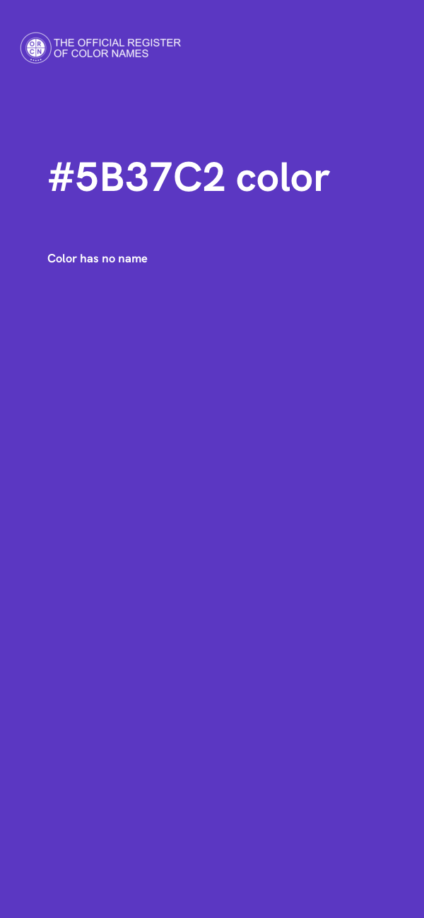 #5B37C2 color image