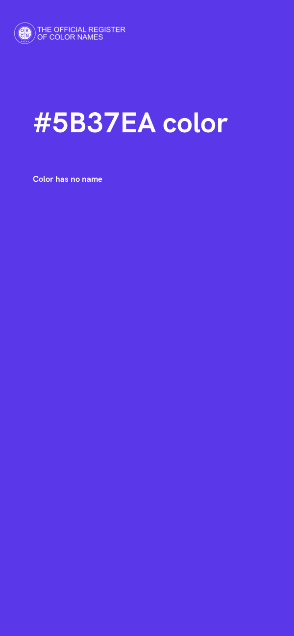 #5B37EA color image