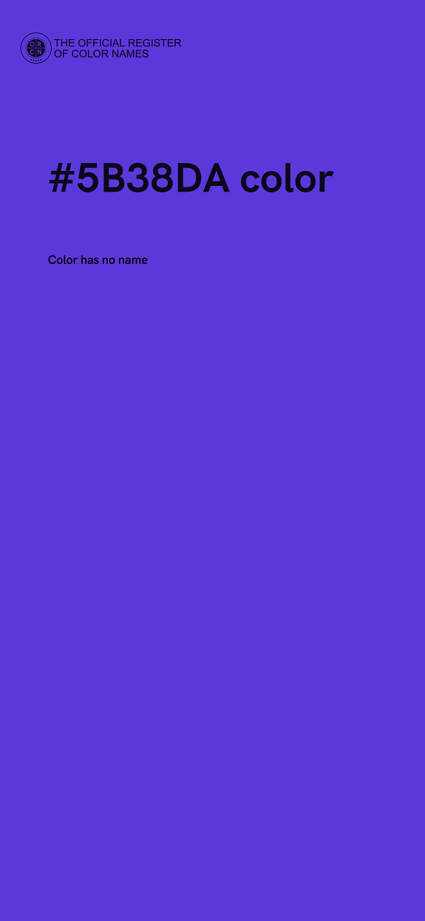 #5B38DA color image