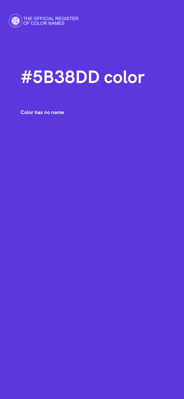 #5B38DD color image