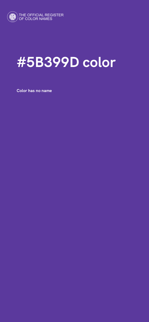 #5B399D color image
