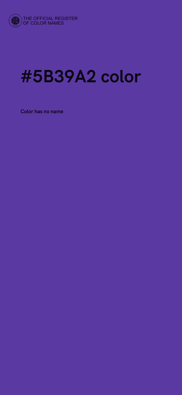 #5B39A2 color image