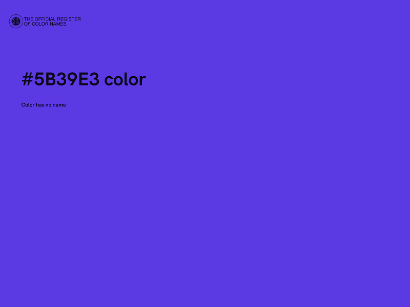 #5B39E3 color image