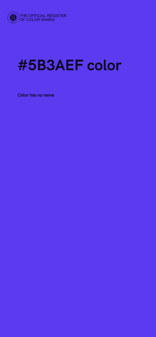 #5B3AEF color image