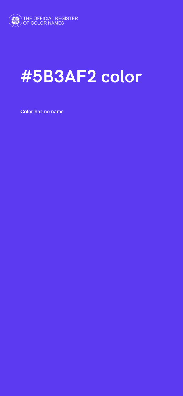 #5B3AF2 color image