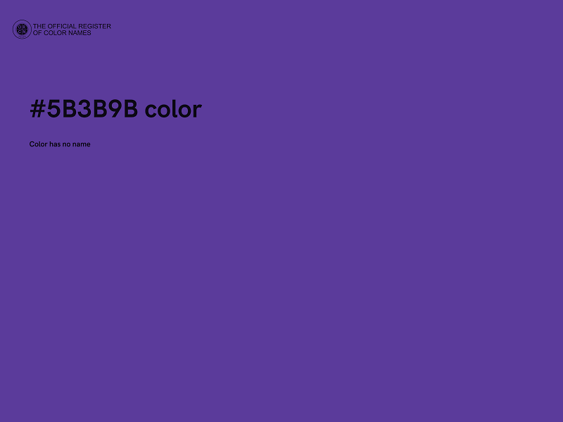 #5B3B9B color image