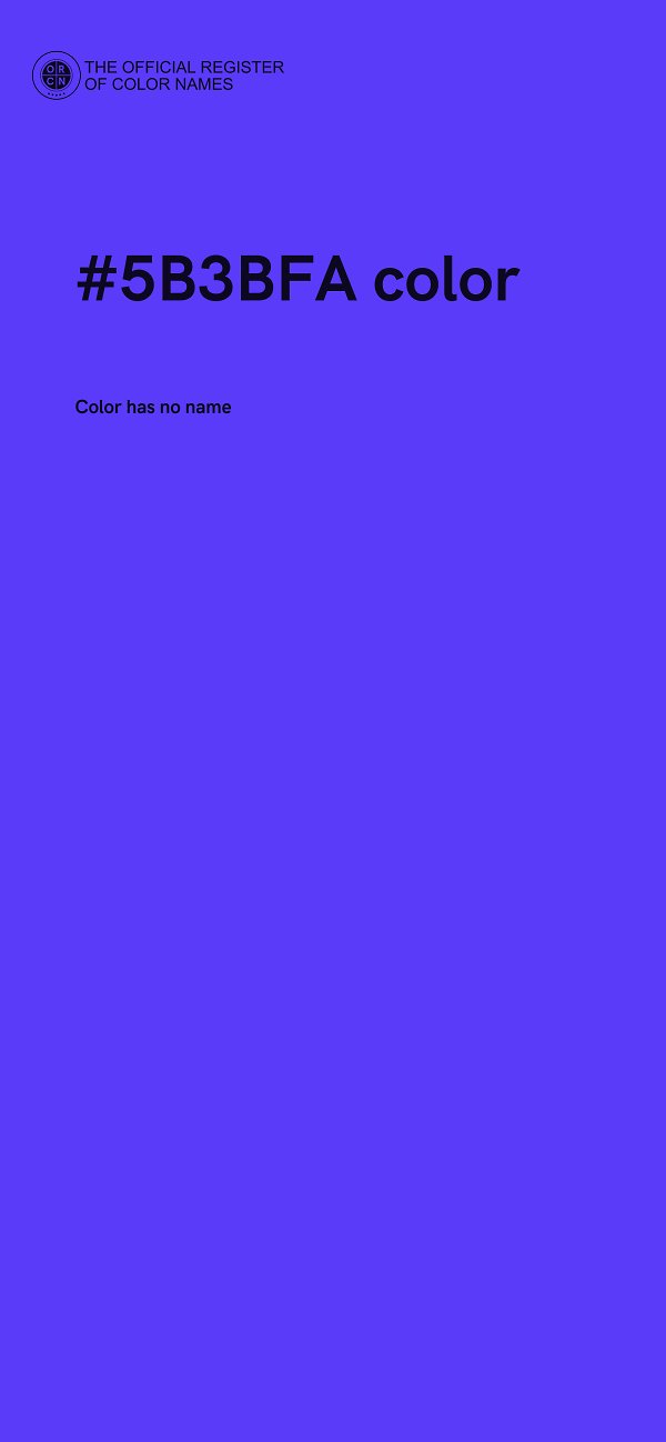 #5B3BFA color image