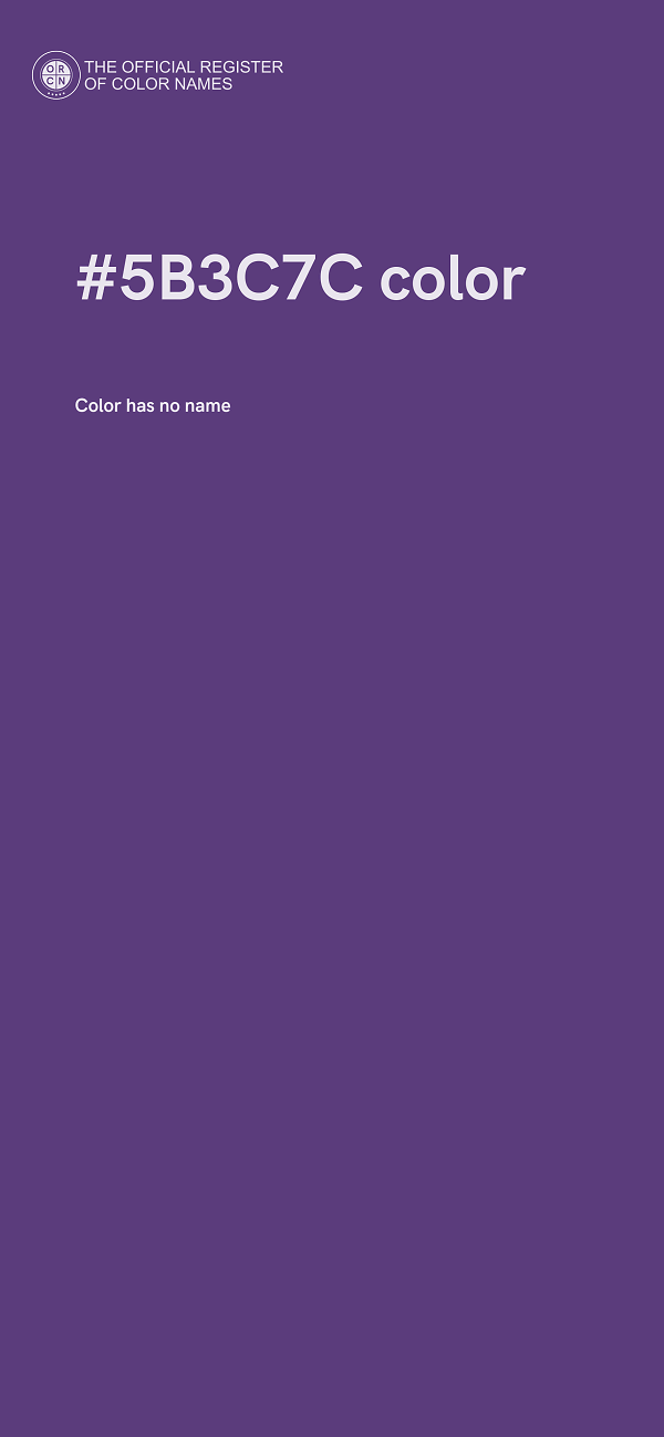#5B3C7C color image