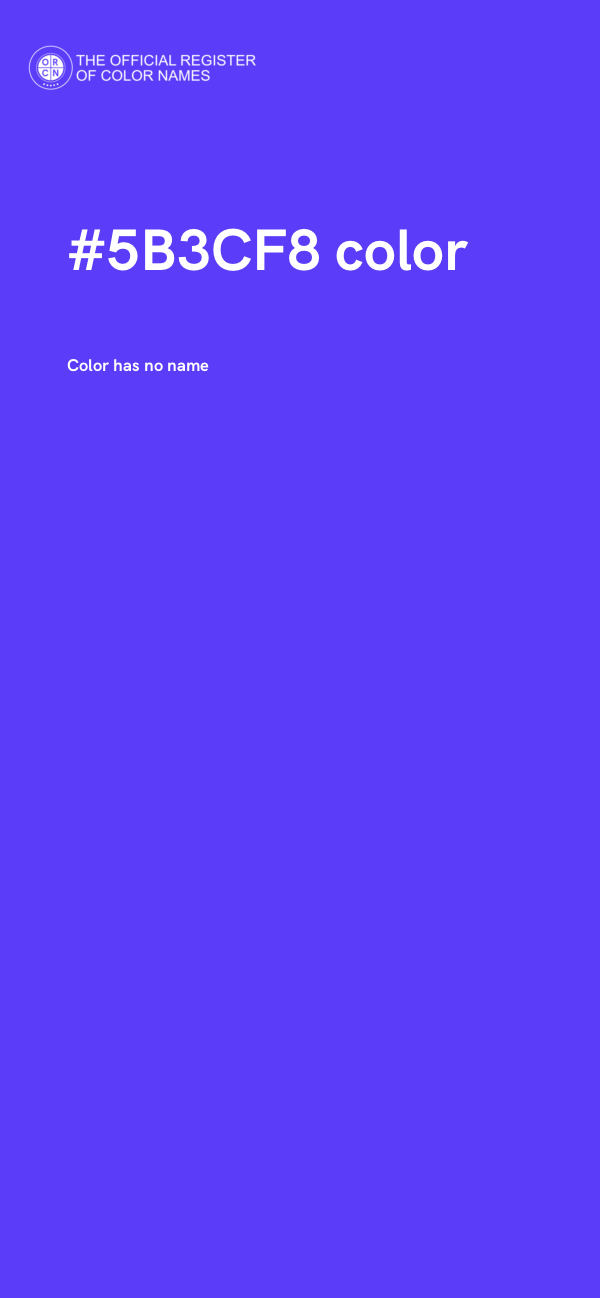 #5B3CF8 color image
