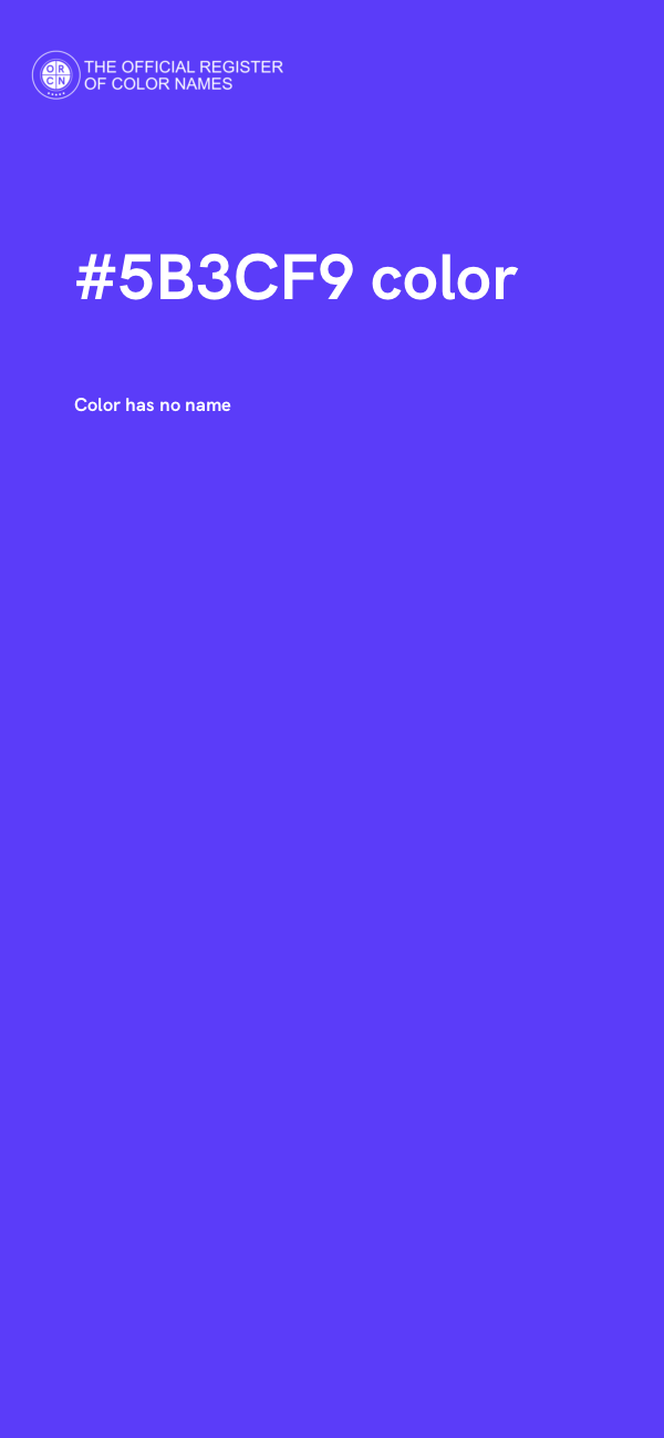 #5B3CF9 color image