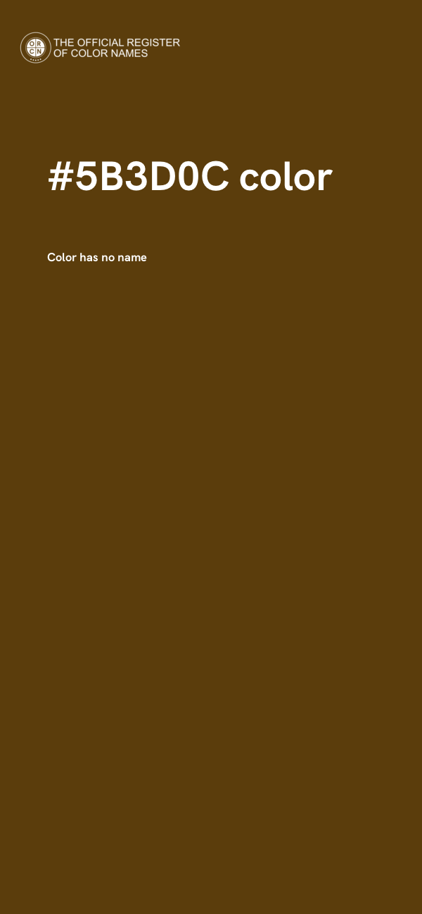 #5B3D0C color image