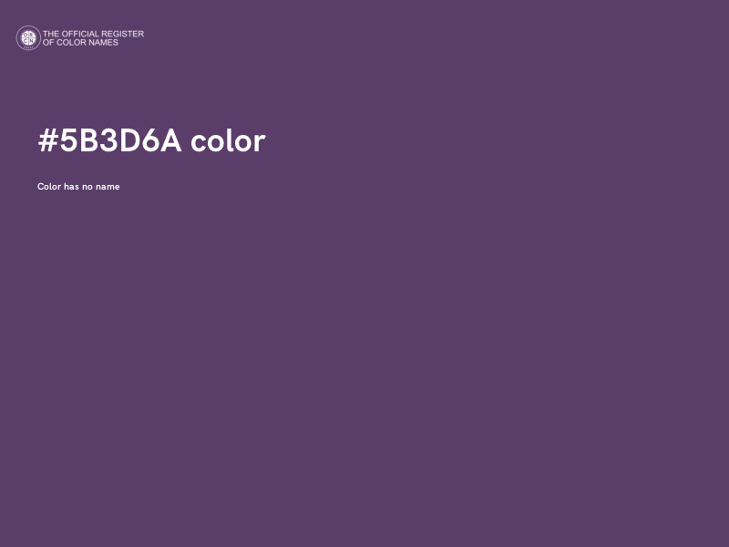 #5B3D6A color image