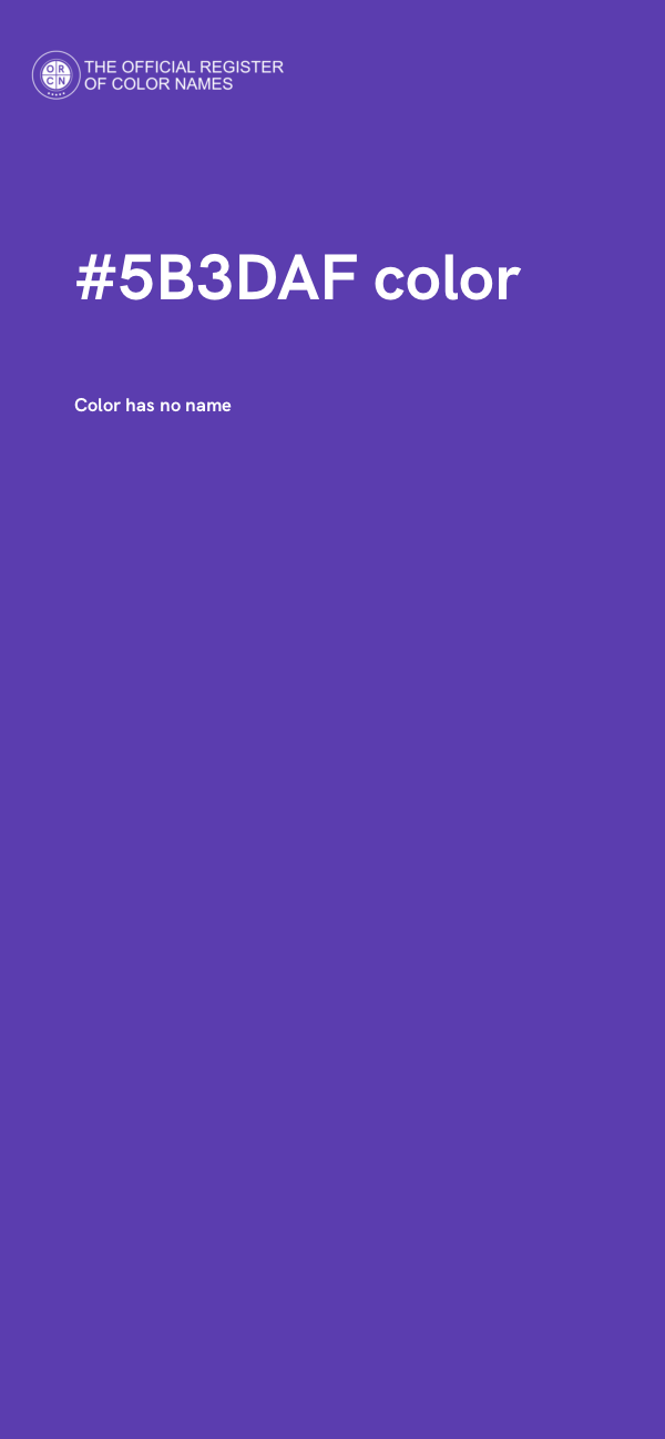 #5B3DAF color image