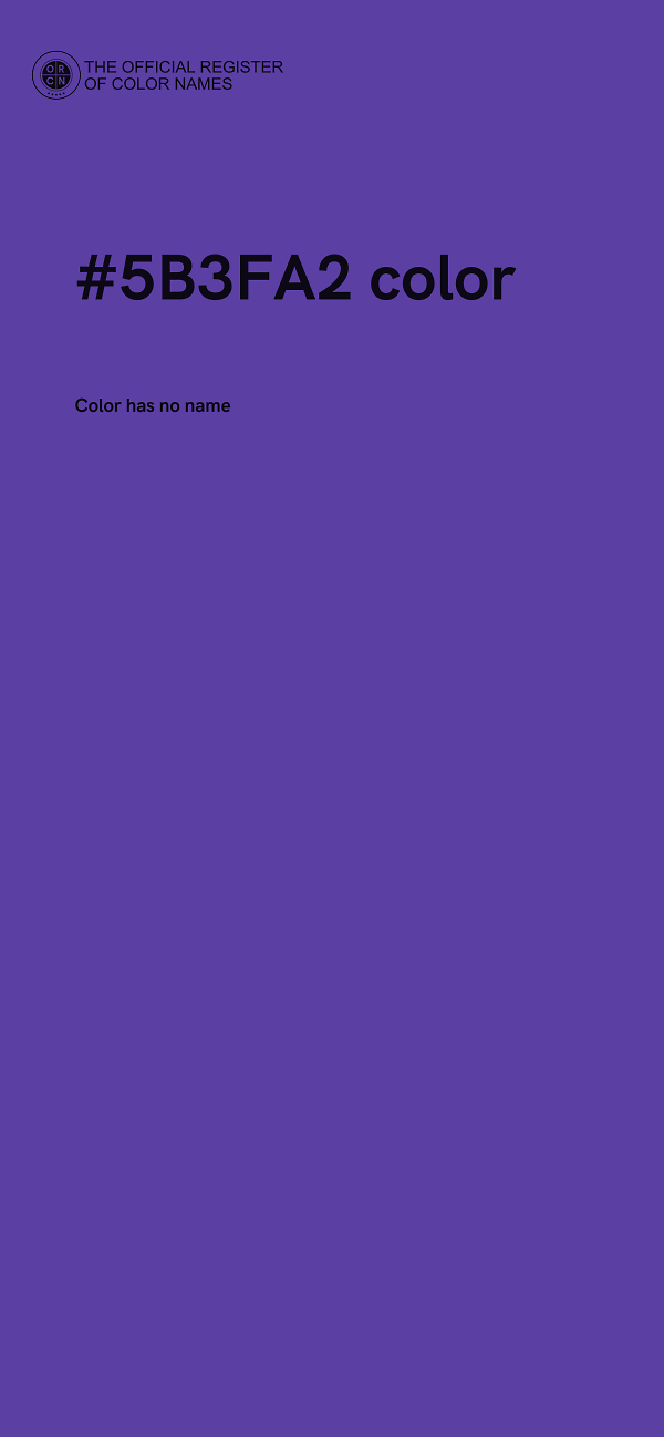 #5B3FA2 color image