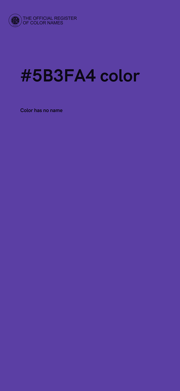 #5B3FA4 color image