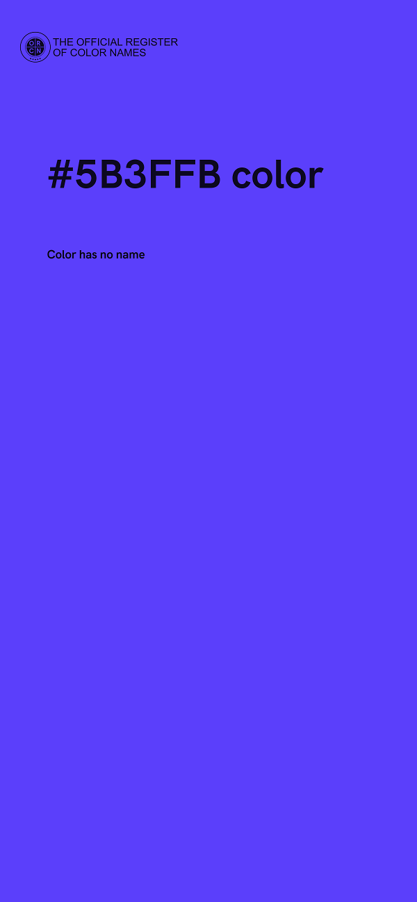 #5B3FFB color image