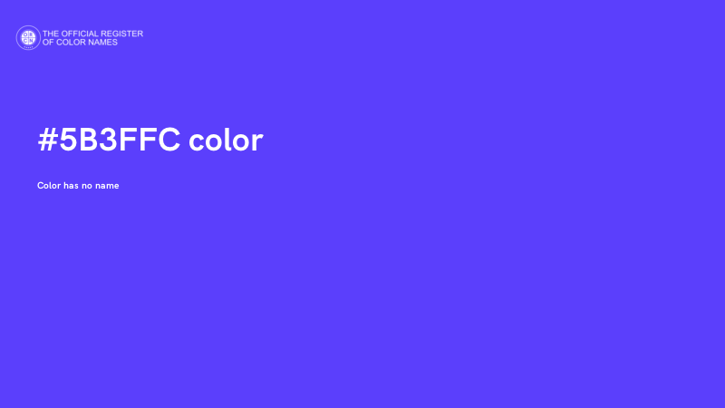#5B3FFC color image