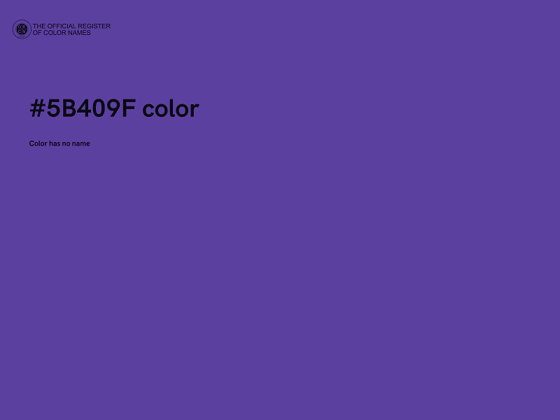 #5B409F color image