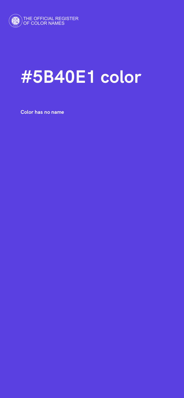 #5B40E1 color image