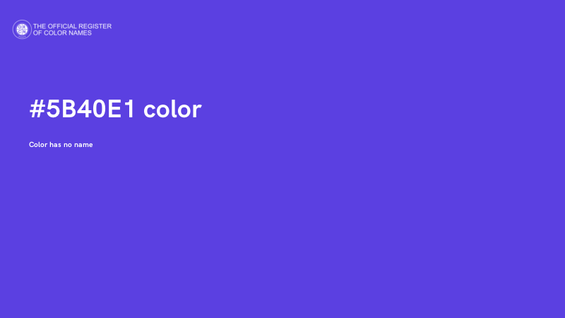#5B40E1 color image