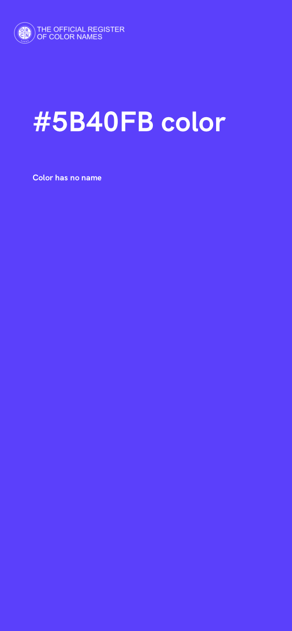 #5B40FB color image