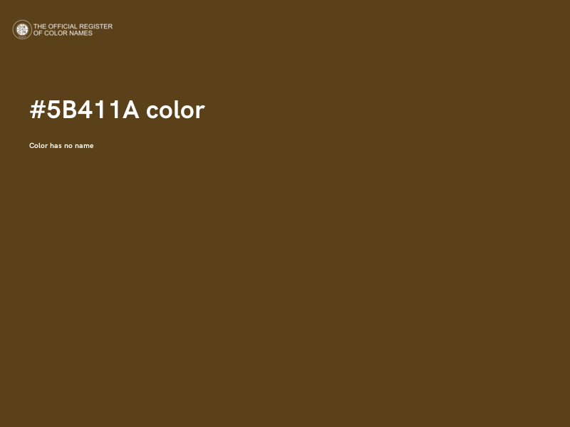 #5B411A color image