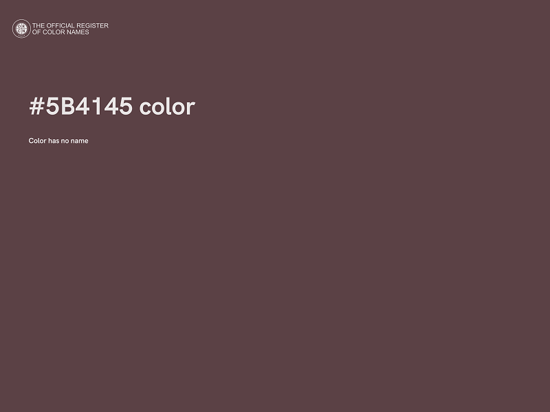 #5B4145 color image