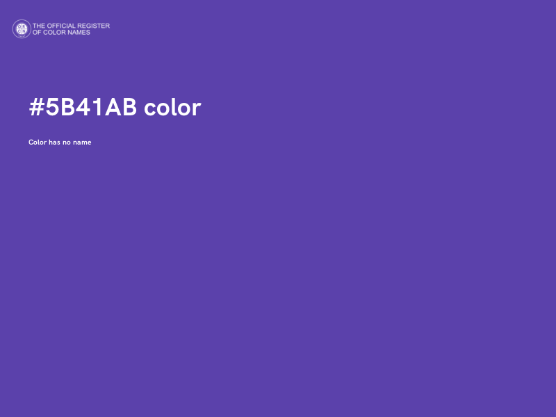 #5B41AB color image