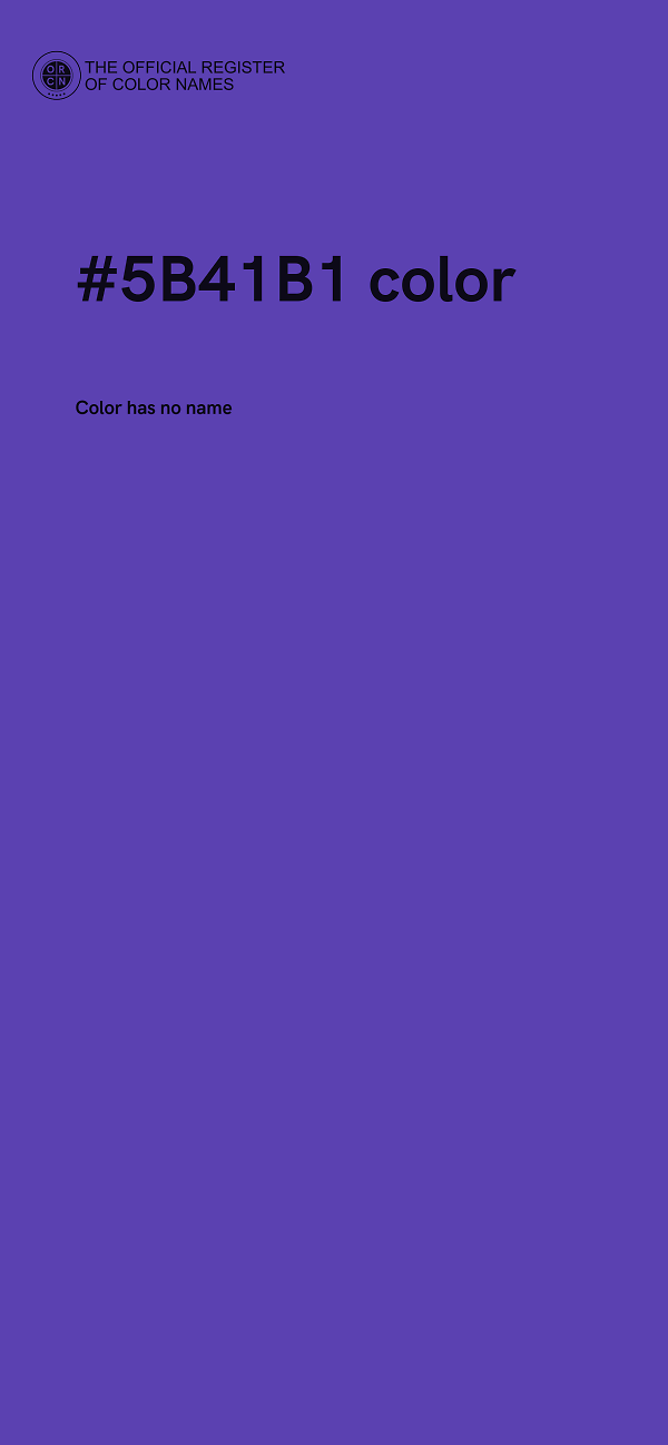 #5B41B1 color image