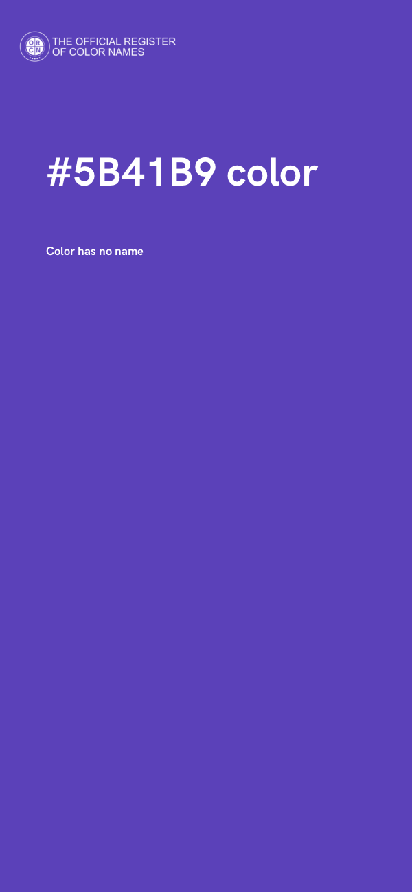 #5B41B9 color image