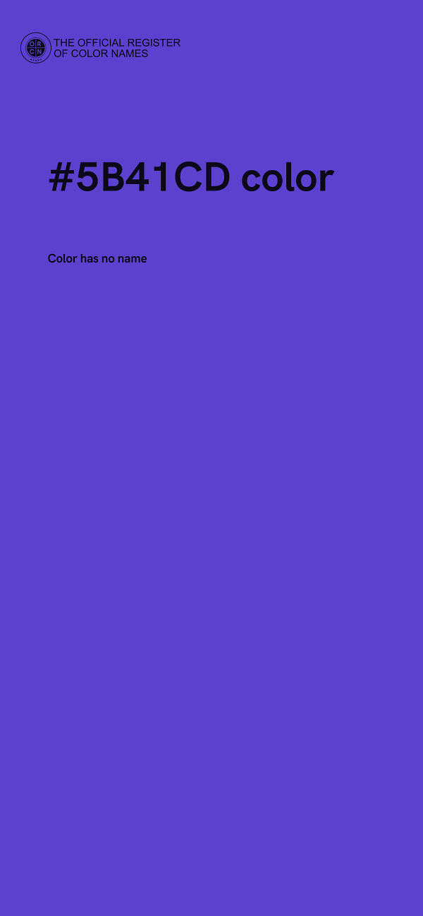 #5B41CD color image