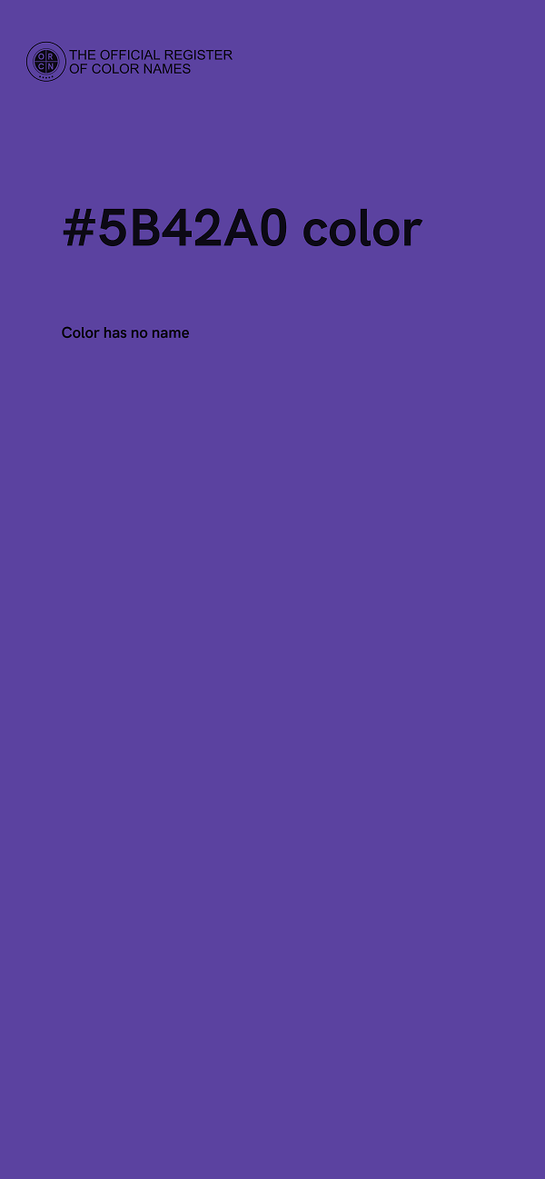 #5B42A0 color image