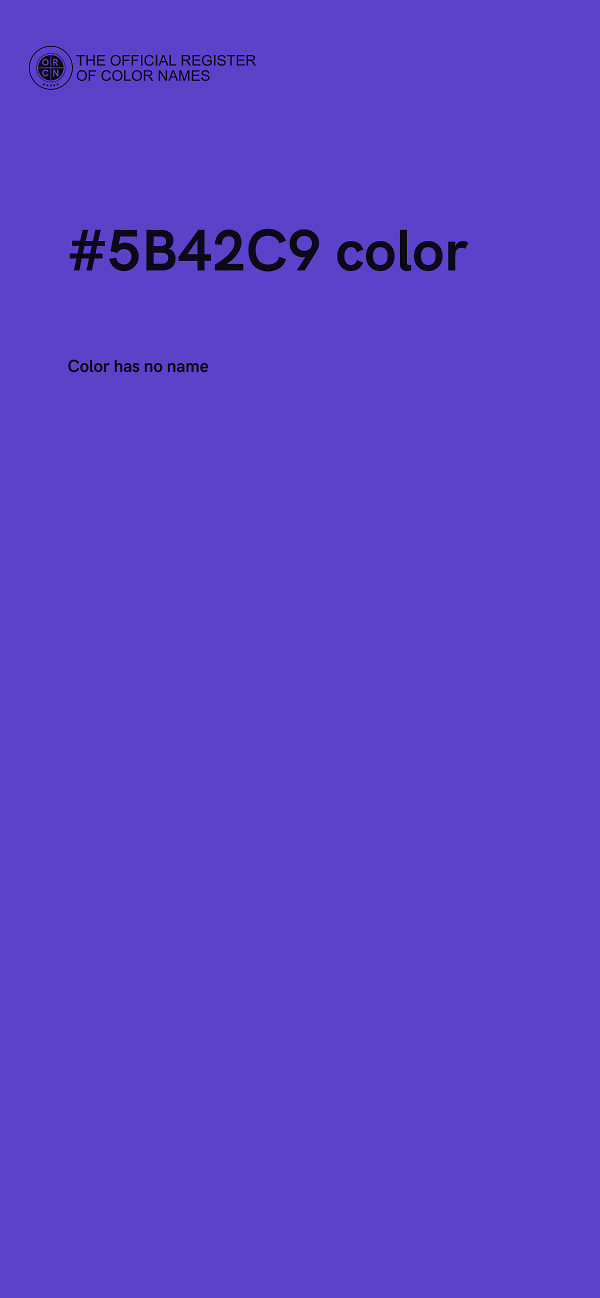 #5B42C9 color image