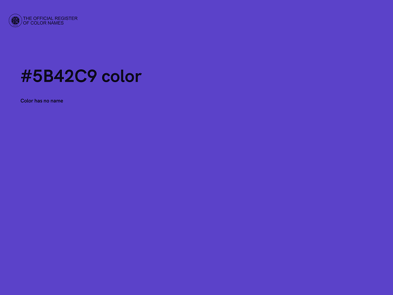 #5B42C9 color image