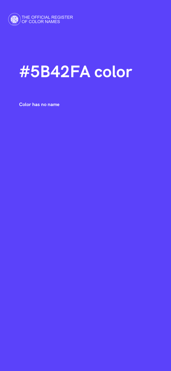 #5B42FA color image
