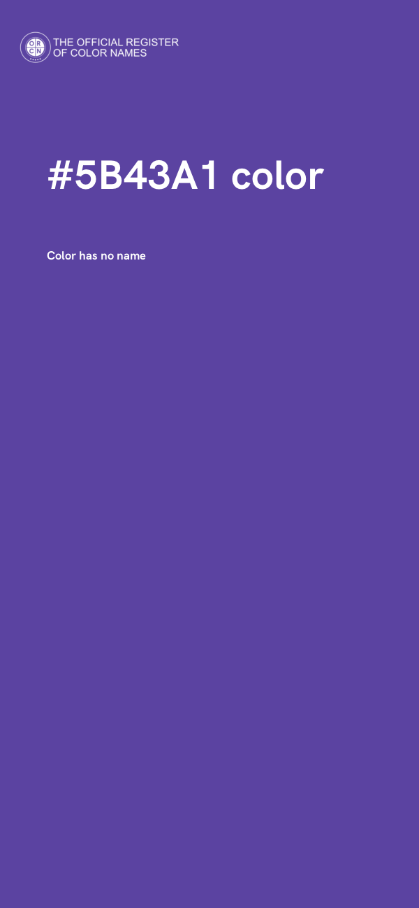 #5B43A1 color image
