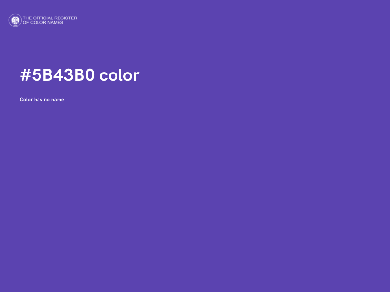 #5B43B0 color image