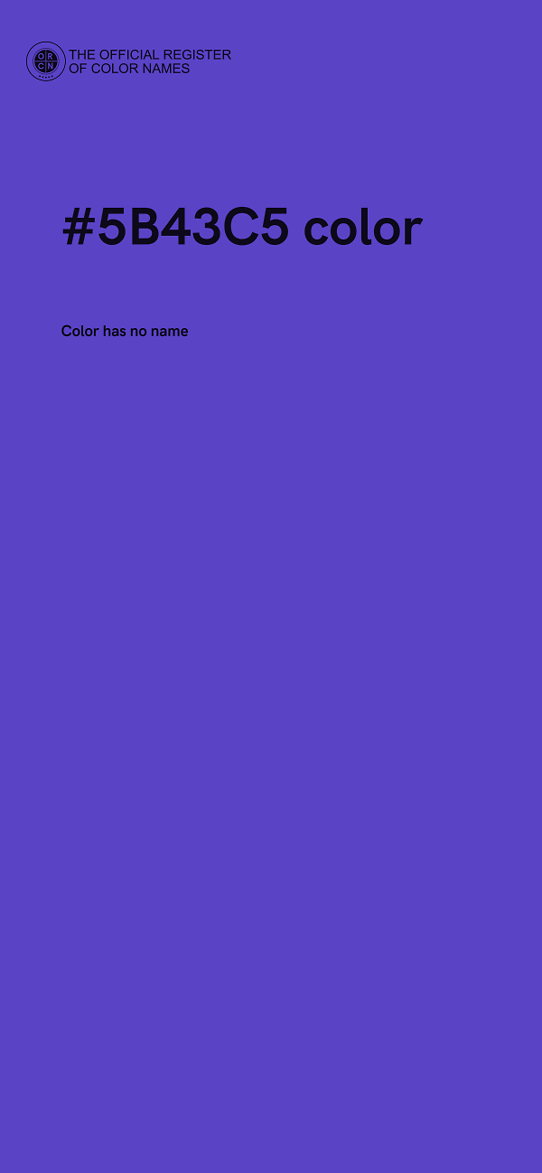 #5B43C5 color image