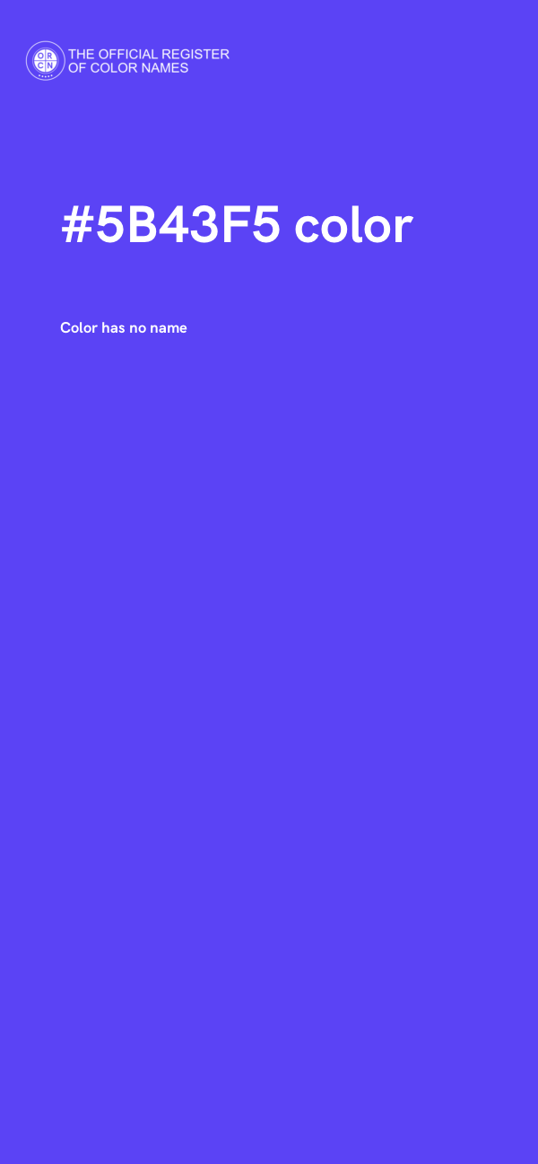 #5B43F5 color image
