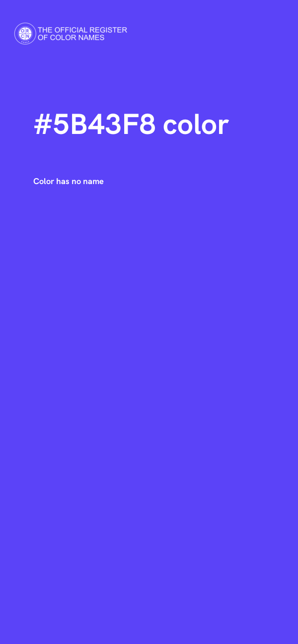 #5B43F8 color image