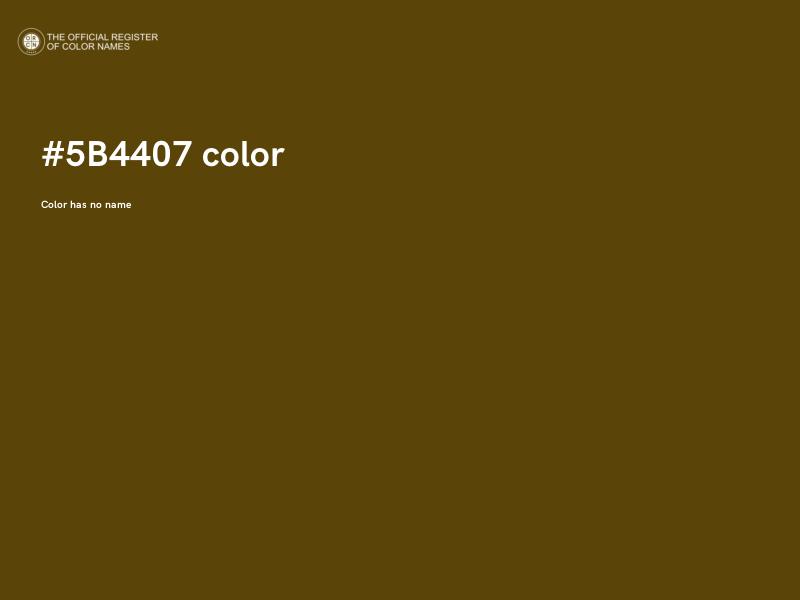#5B4407 color image
