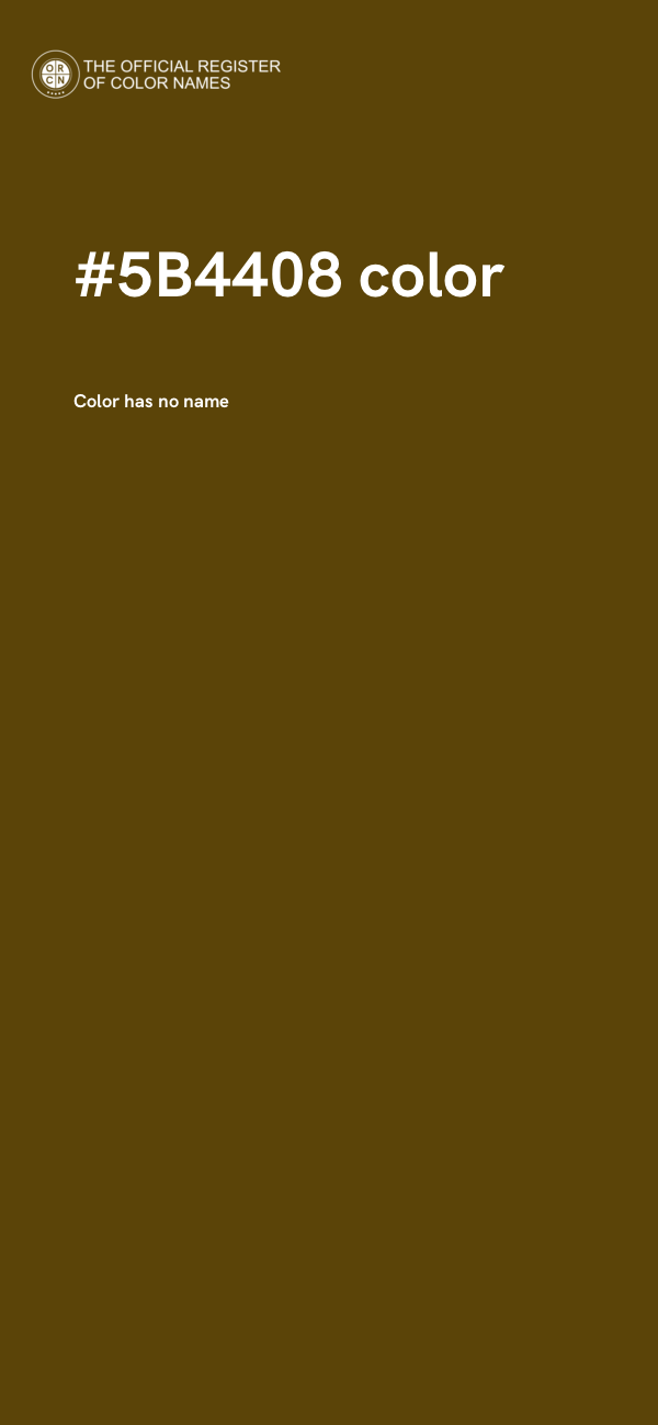 #5B4408 color image