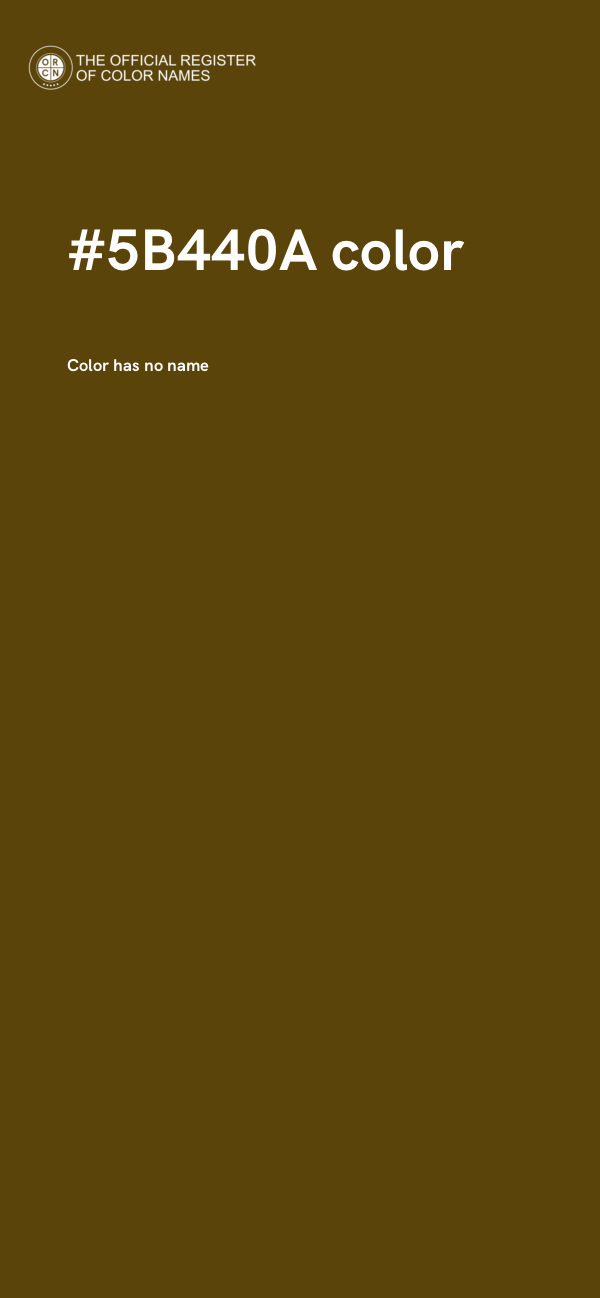 #5B440A color image