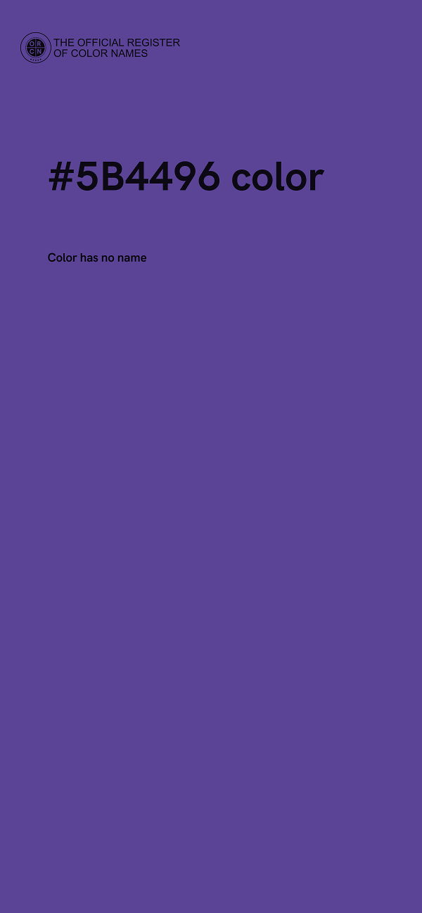 #5B4496 color image