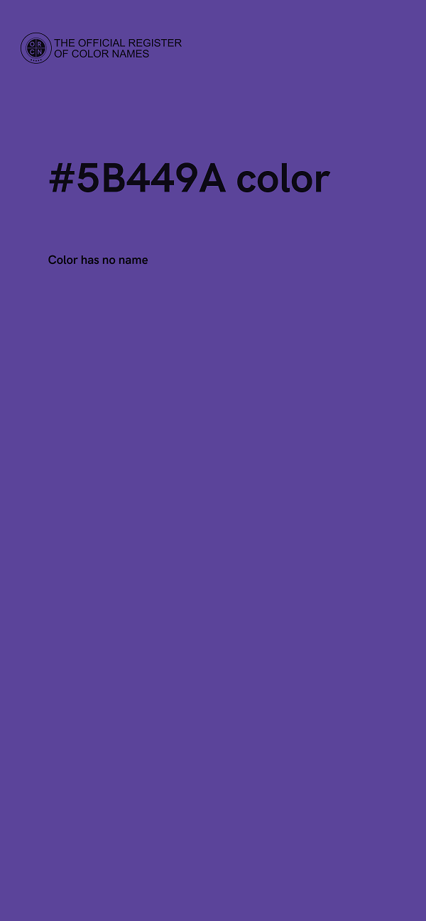 #5B449A color image