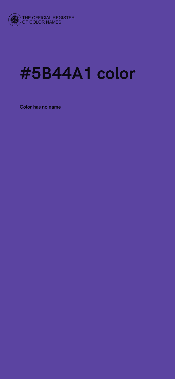 #5B44A1 color image