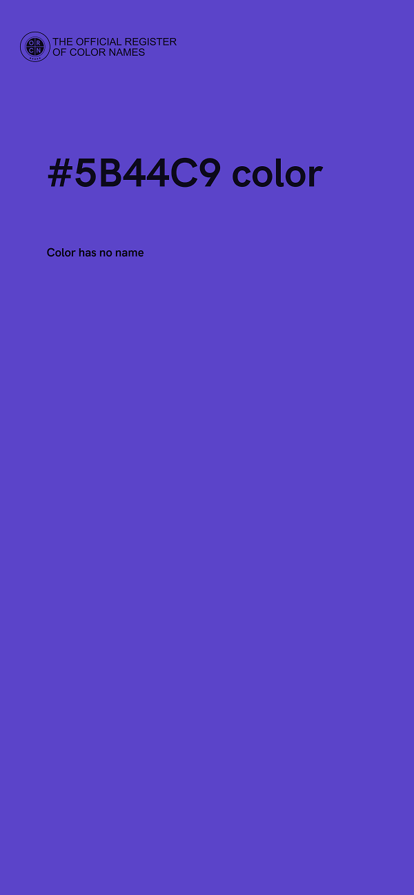 #5B44C9 color image